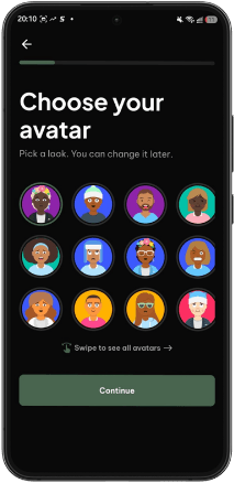 Tam avatar picker